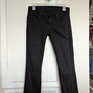 7 for all mankind Black Jeans, Size 25